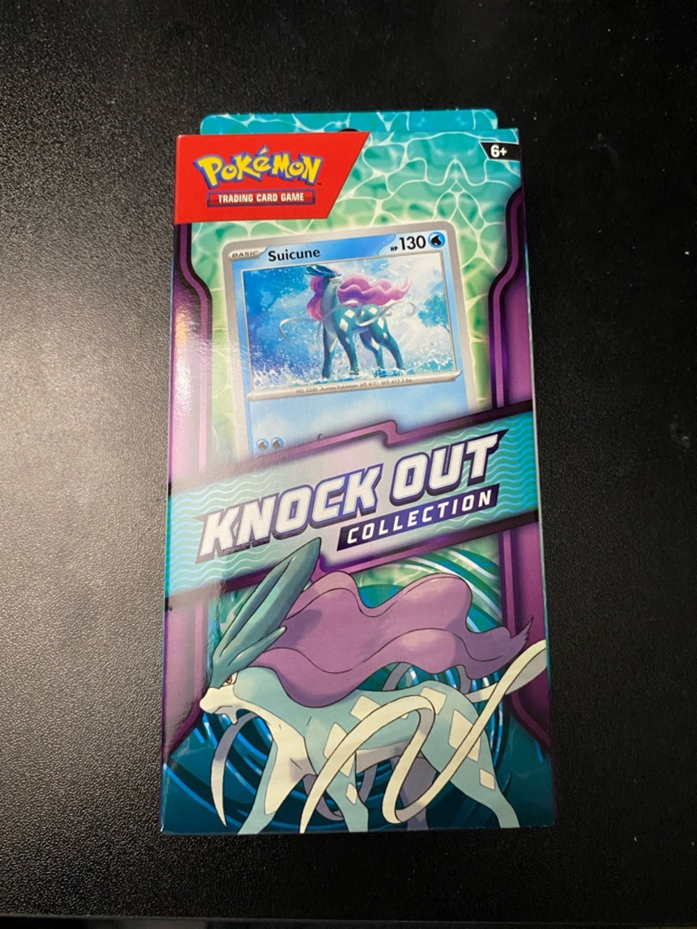 Pokemon Knock Out Collection with Suicune - Teal, Purple, Blue